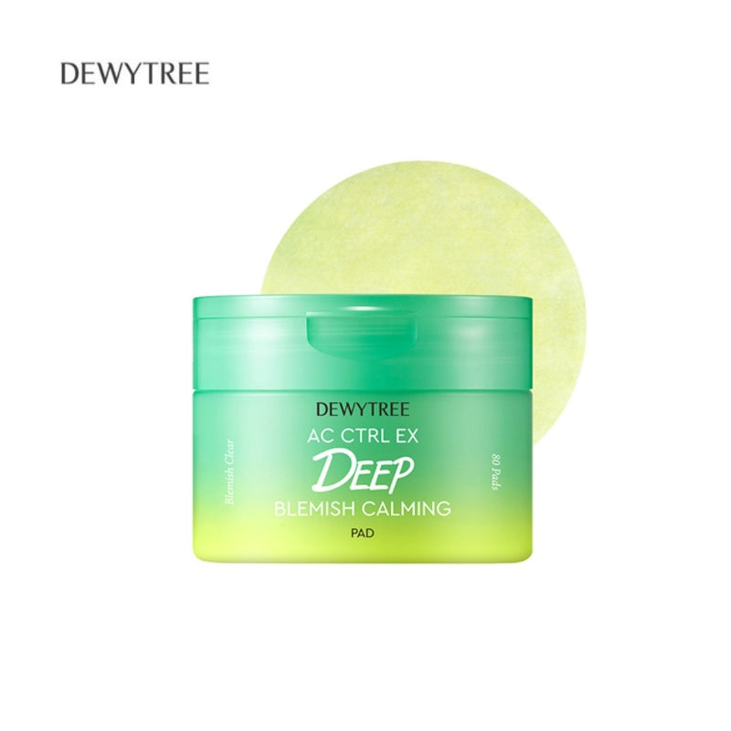 DEWYTREE AC Control EX Deep Blemish Calming Pad 80ea Korean skincare product