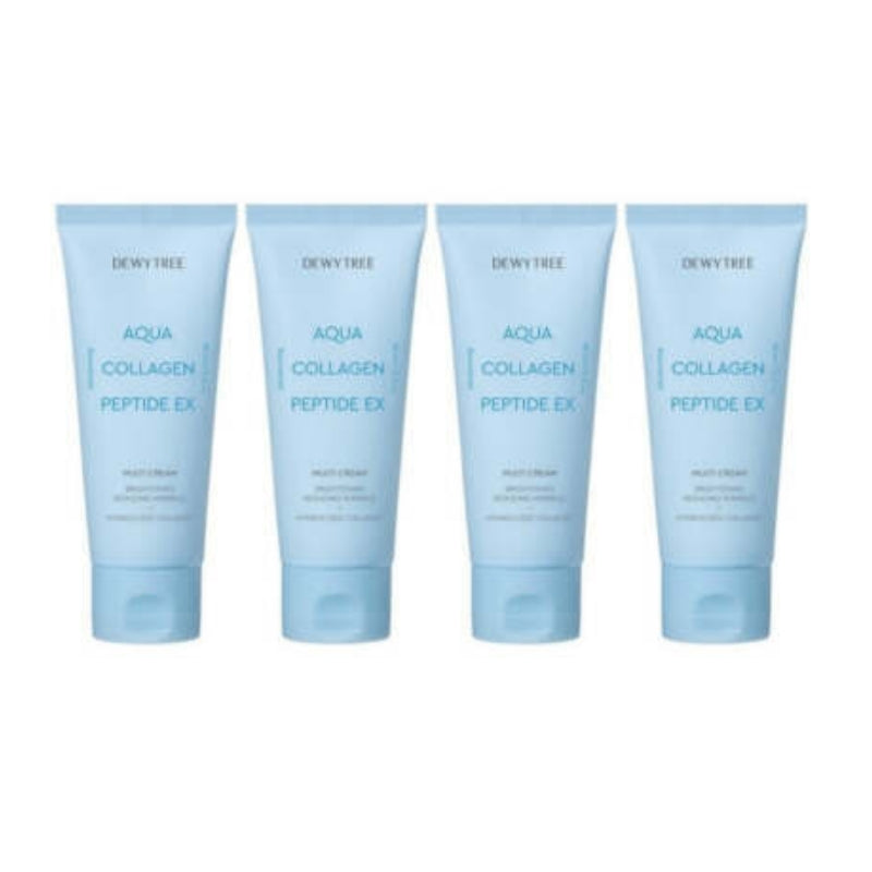 DEWYTREE Aqua Collagen Peptide EX Multi Cream 80ml 4ea Korean skincare product