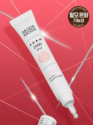 MODA MODA PDRN 2000Shot Scalp Ampoule 20ml for targeted scalp and hairline care