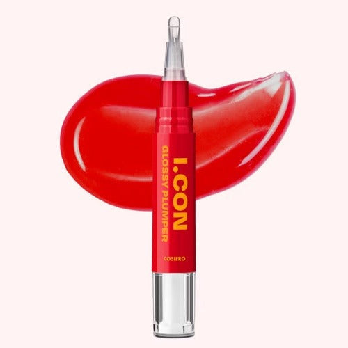 DAISO Cosiero I.CON Glossy Plumper 4g (02 Clear Red)