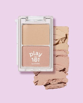 Play 101 by Etude Dual Eye Piece 1.2g (01 Spring is Coming)