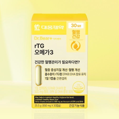 Daewoong Pharma rTG Omega-3 30 Softgels (30 Days)
