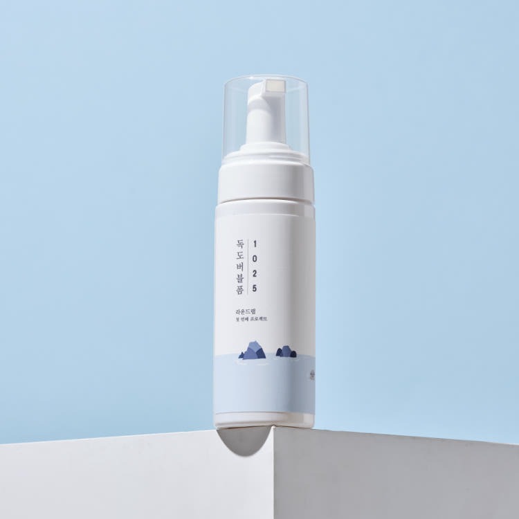 ROUND LAB 1025 Dokdo Bubble Foam 150ml cleanser packaging image