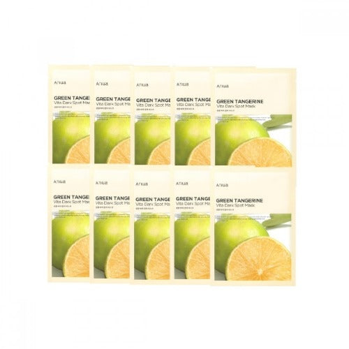 Anua Green Tangerine Vita Dark Spot Mask 10ea