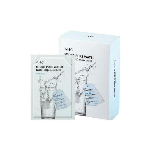 AHC Micro Pure Water Non-Slip Mask Sheet 10 Sheets