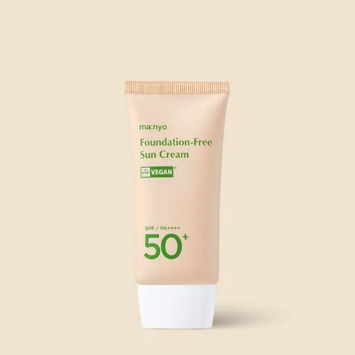manyo Foundation-Free Sun Cream 50 ml natural tone up sunscreen