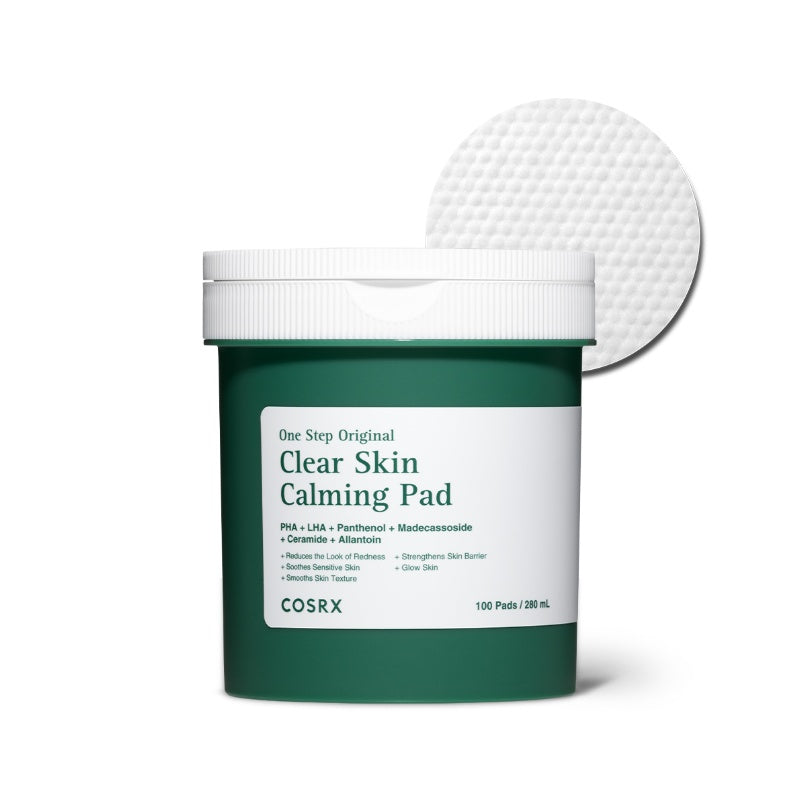 COSRX One Step Original Clear Skin Calming Pad 100ea - Soothing Toner Pads