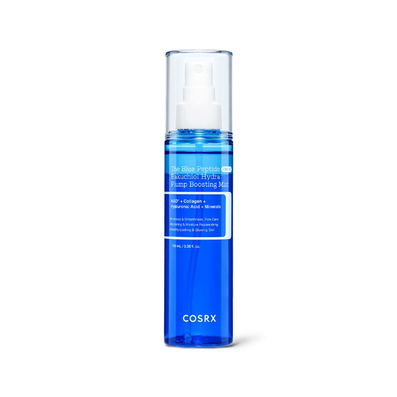 COSRX The Blue Peptide Bakuchiol Hydra Plump Boosting Mist 100ml - Hydrating Facial Mist
