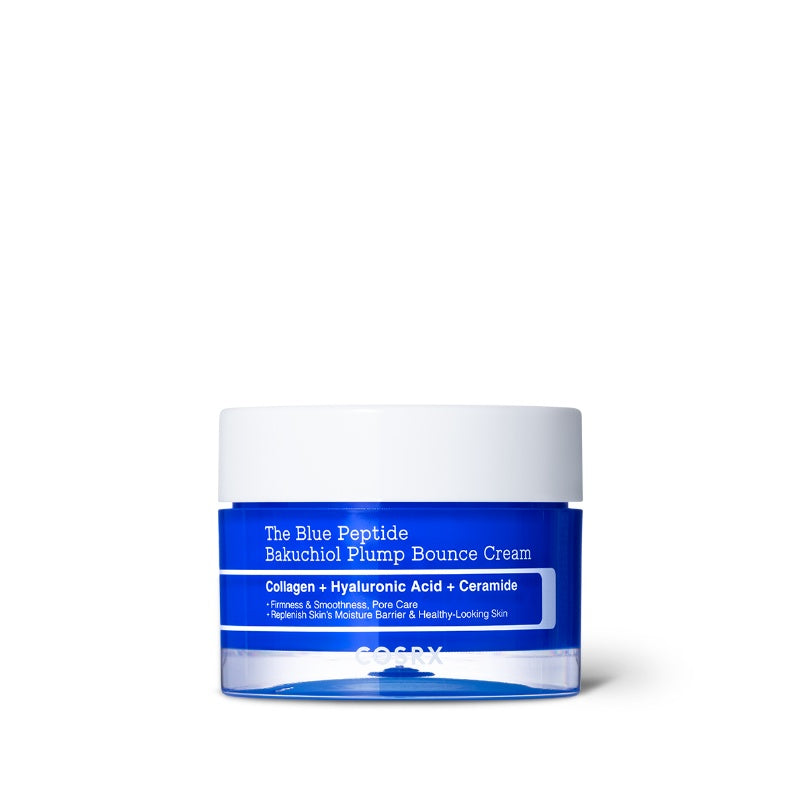 COSRX The Blue Peptide Bakuchiol Plump Bounce Cream 50ml - Firming Face Cream
