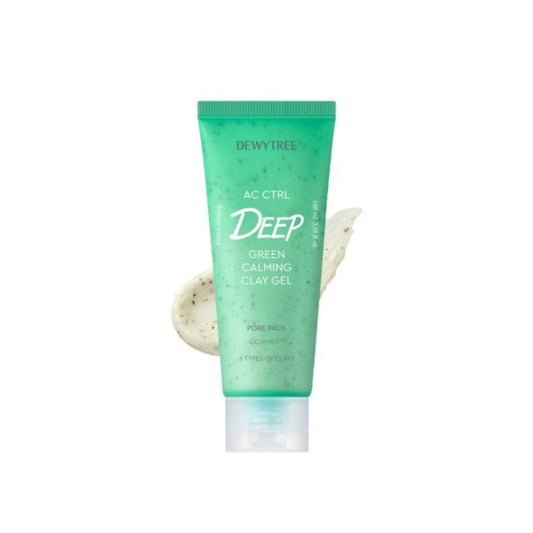 DEWYTREE AC Control Deep Green Calming Clay Gel Pore Pack 100ml Korean skincare product