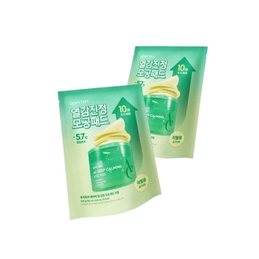 DEWYTREE AC Deep Calming Pore Pad refill 70ea 2pcs Korean skincare product