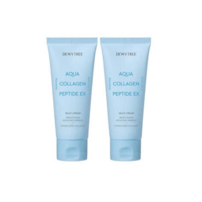 DEWYTREE Aqua Collagen Peptide EX Multi Cream 80ml 1+1 Korean skincare product
