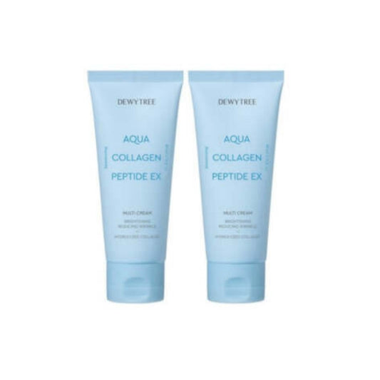 DEWYTREE Aqua Collagen Peptide EX Multi Cream 80ml 1+1 Korean skincare product