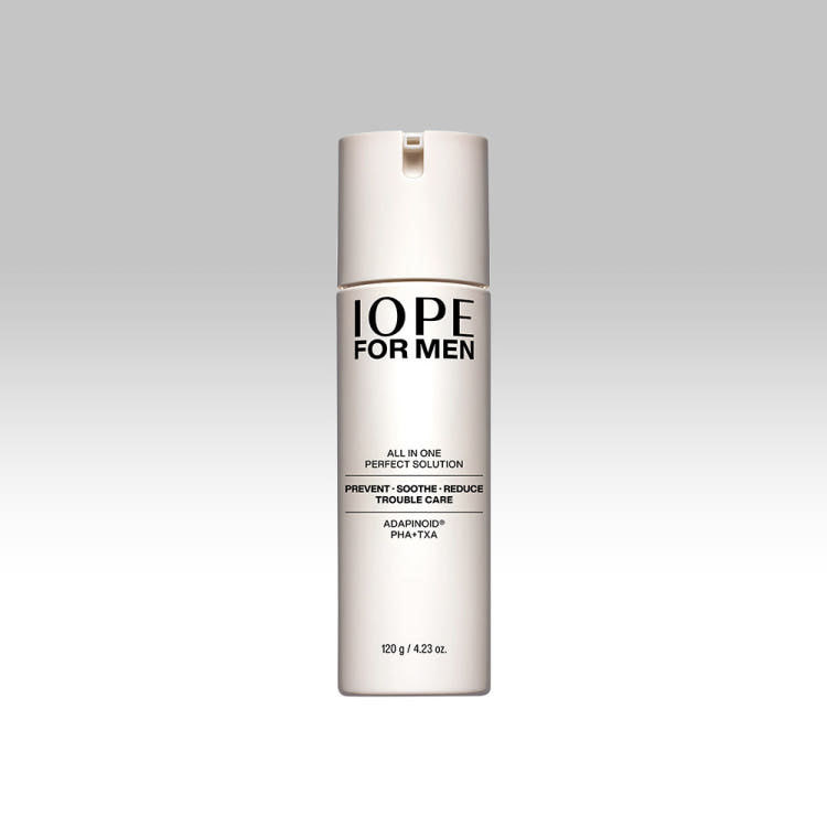 IOPE For Men Perfect Solution Trouble All In One 120g - Men's balancing all-in-one moisturizer