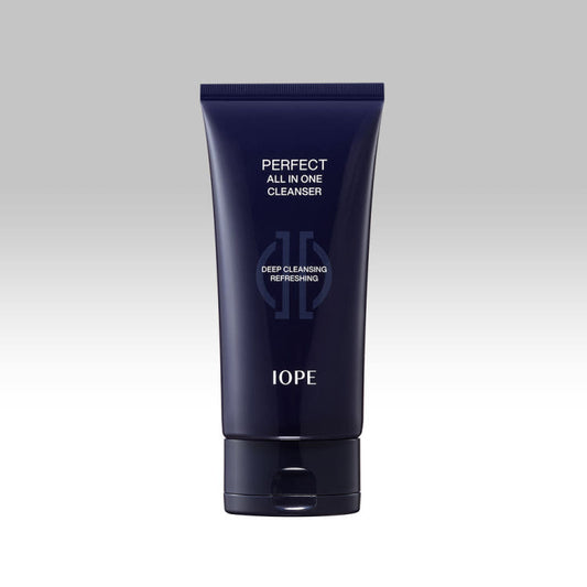 IOPE Man Perfect All In One Cleanser 125ml - Men's foaming facial cleanser