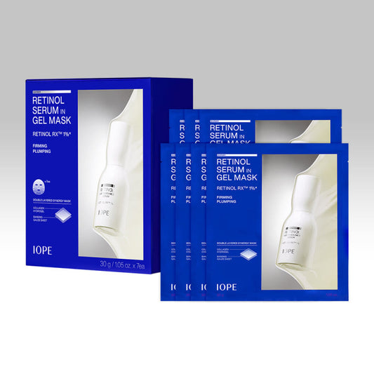 IOPE Retinol Serum In Gel Mask 7ea - Retinol hydrogel mask set