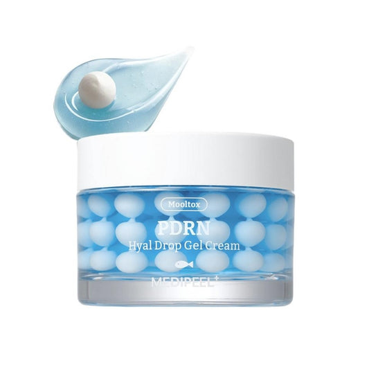 MEDIPEEL Mooltox TDRN Hyal Drop Gel Cream 50g dual capsule and water gel hydrating cream