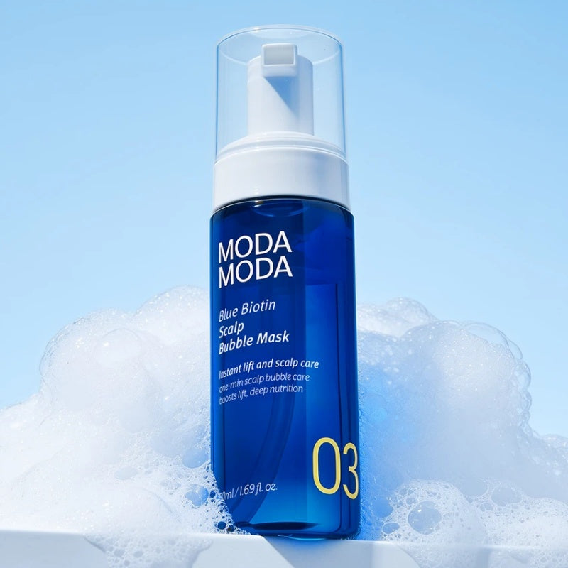 MODA MODA Blue Biotin Scalp Bubble Mask 50ml