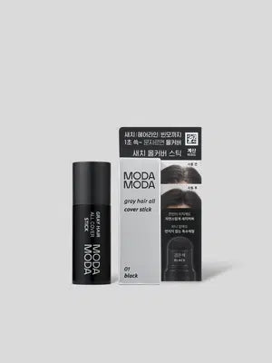MODA MODA Gray Hair All Cover Stick Black for gray roots and hairline touch-ups