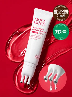 MODA MODA Volume Repair Massage Ampoule 50ml with triple-ball scalp applicator