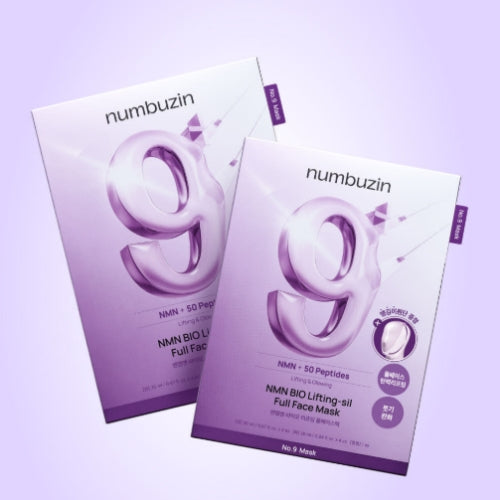 NUMBUZIN No.9 NMN BIO Lifting Full Face Mask (4 Sheets) x 2