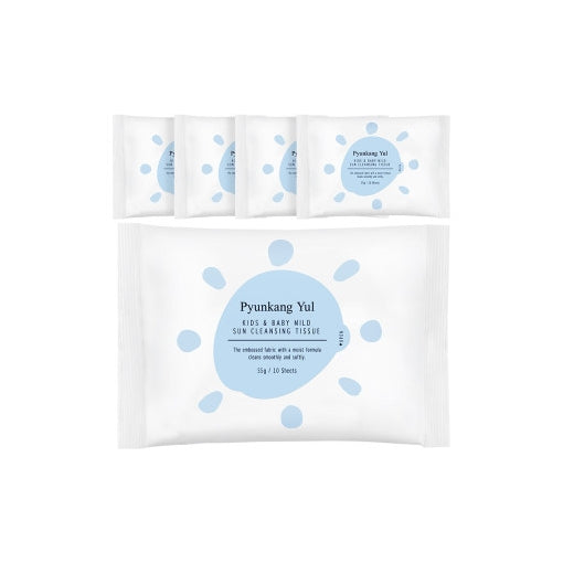Pyunkang Yul Kids & Baby Mild Sun Cleansing Tissue 5EA