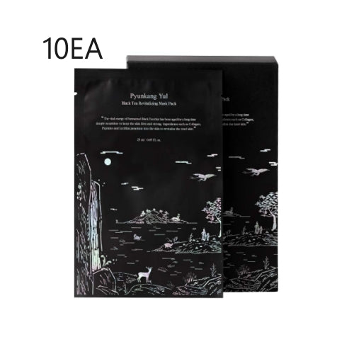 Pyunkang Yul Black Tea Revitalizing Mask Pack 10 Sheets