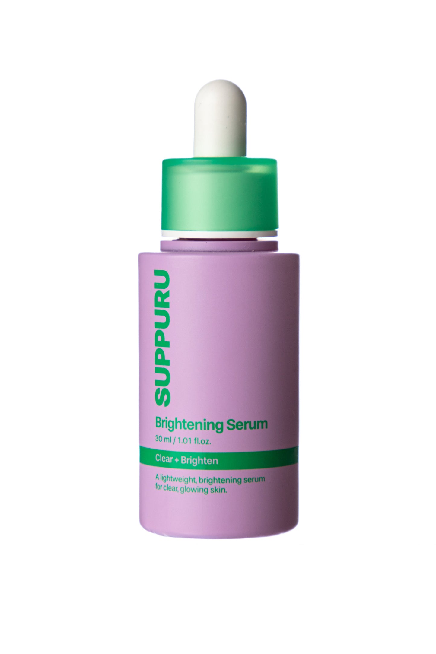 SUPPURU Brightening Serum 30ml dropper – niacinamide serum for clear, radiant-looking skin