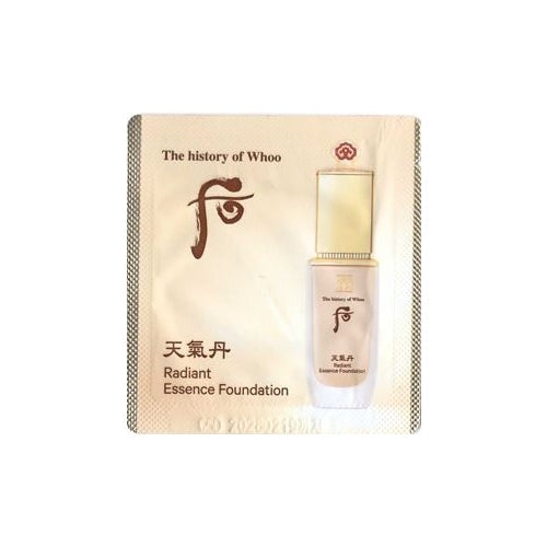 The Whoo Cheongidan Radiant Essence Foundation 1mlx120ea 1ml x 120ea Korean skincare sachets