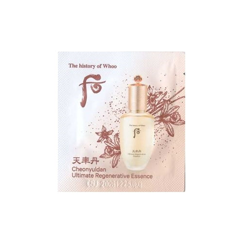 The Whoo Cheonyuldan Ultimate Regenerative Essence 1mlx120ea 1ml x 120ea Korean skincare sachets