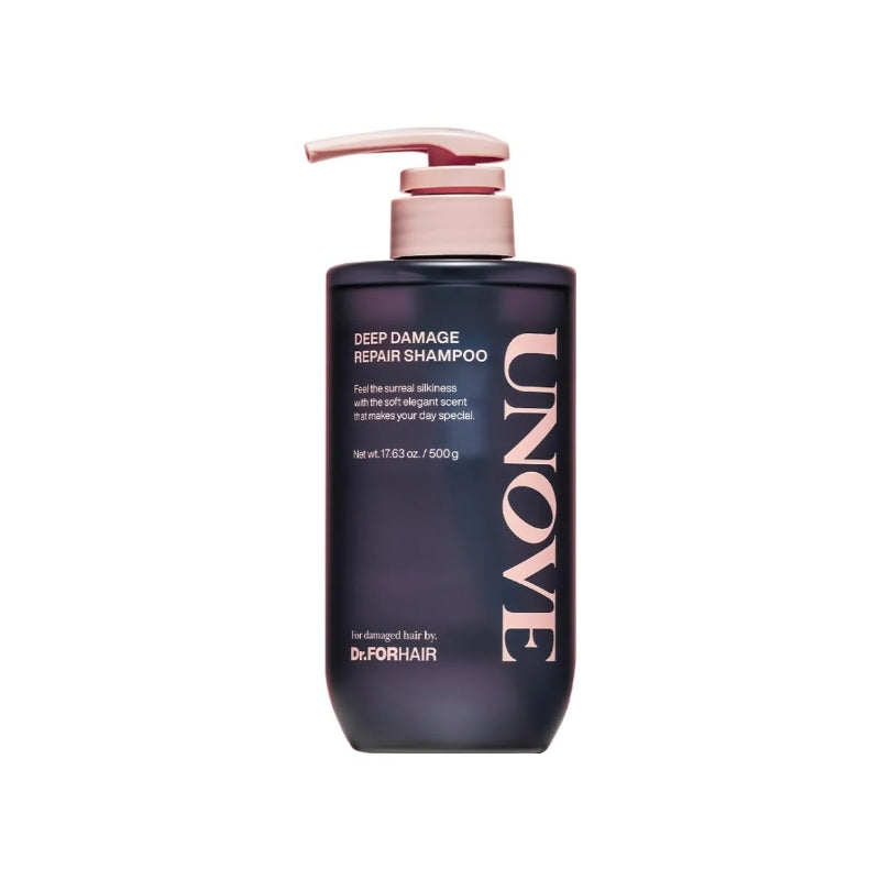 UNOVE Deep Damaged Repair Shampoo 500g protein repair shampoo for damaged hair with gentle scalp cleansing