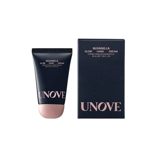 UNOVE Glow Hand Cream 40ml moisturizing hand cream with peptides panthenol and long-lasting floral perfume scent