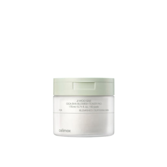 Celimax Ji Woo Gae Cica BHA Blemish Toner Pad 60ea