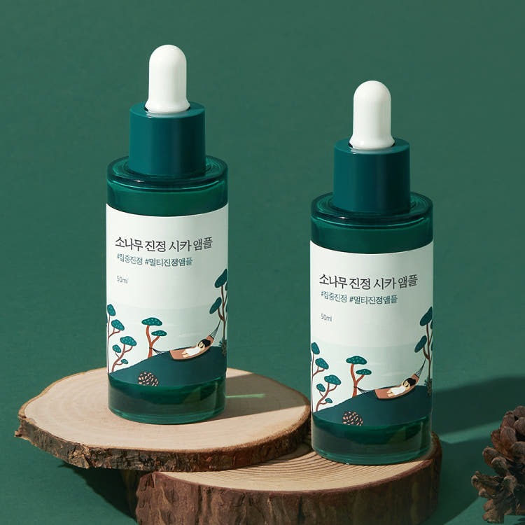 ROUND LAB Pine Calming Cica Ampoule Large 50ml 2ea set product image