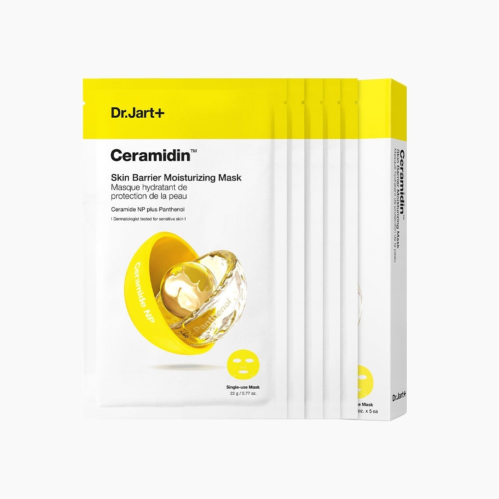 Dr. Jart Ceramidin Skin Barrier Moisturizing Mask 22g*5ea