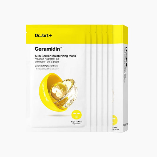 Dr. Jart Ceramidin Skin Barrier Moisturizing Mask 22g*5ea
