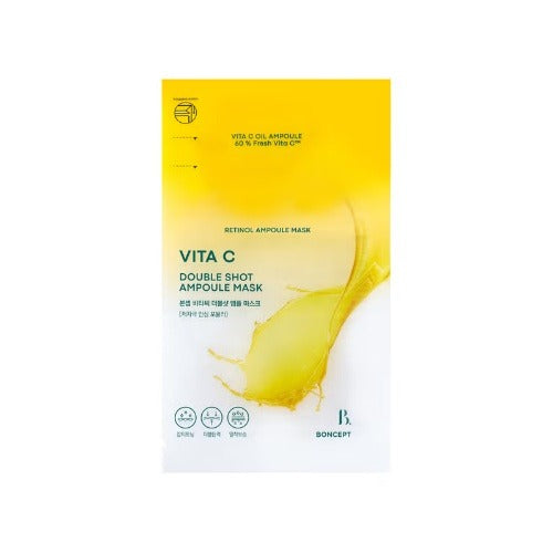 BONCEPT Vita C Double Shot Ampoule Mask 1 Sheet 34.5g