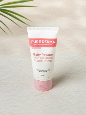 ON THE BODY PURE DERMA Hand Cream 75ml Baby Powder