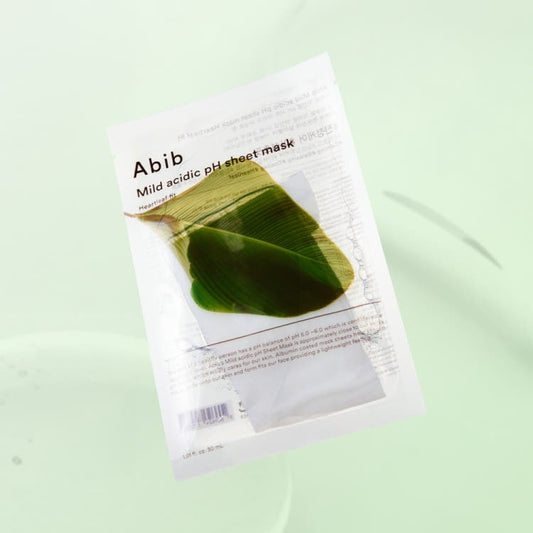 Abib Mild Acidic pH Sheet Mask Heartleaf Fit 30ml*10ea product image - Abib Korean skincare