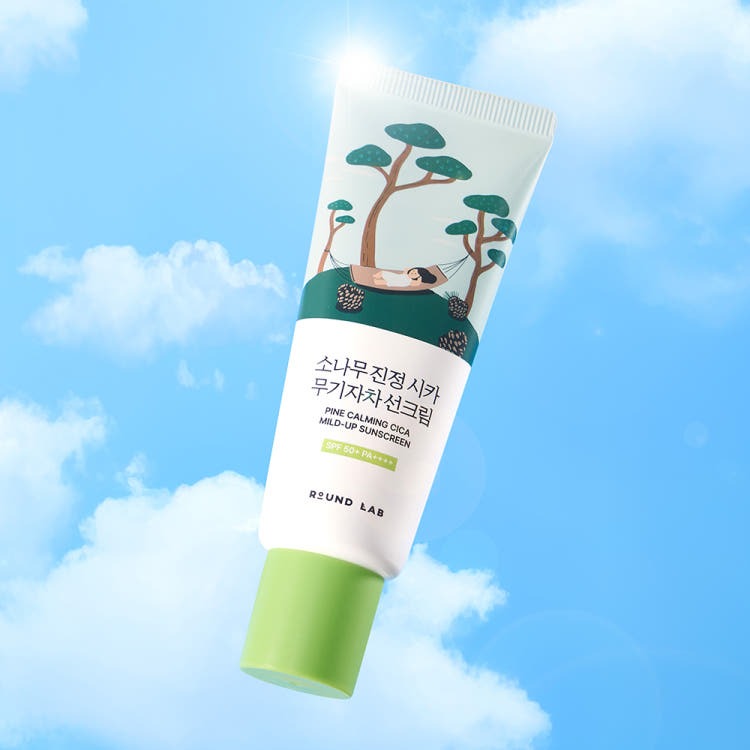 ROUND LAB Pine Calming Cica Mineral SunCream 40ml (SPF50+/PA++++) product image