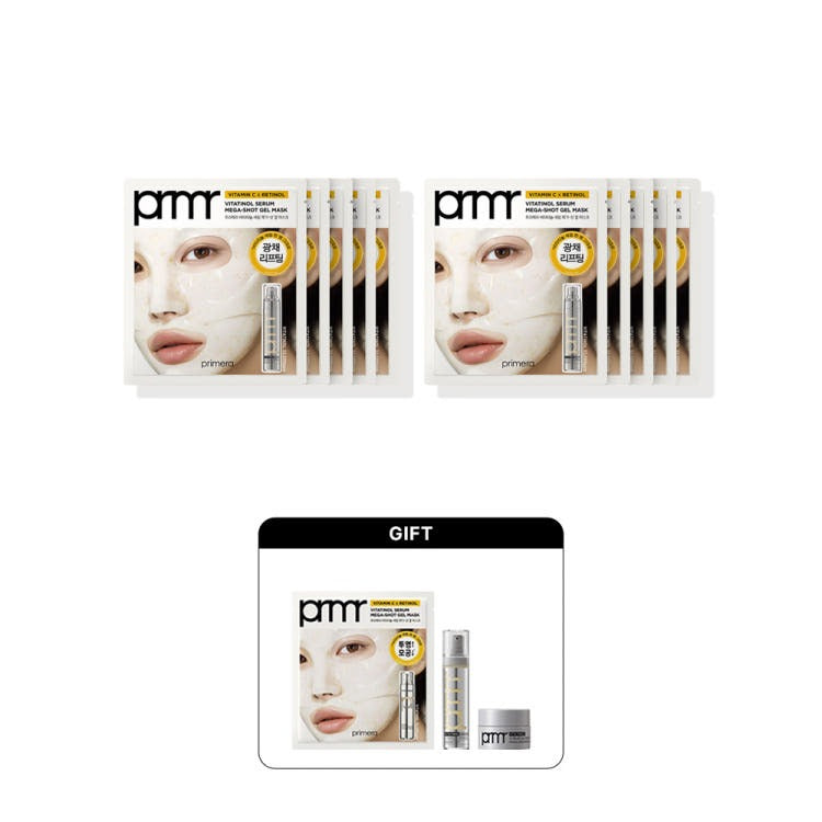 primera Vitatinol Gel Mask 34gX10ea