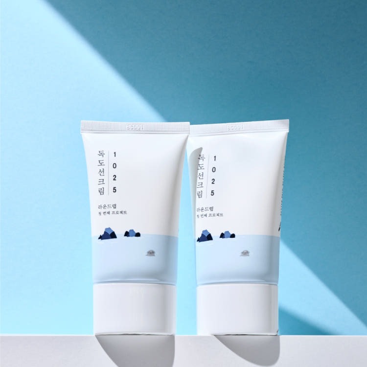 ROUND LAB 1025 Dokdo Sunscreen 50ml (SPF 50+ PA++++) 2ea set sunscreen product image