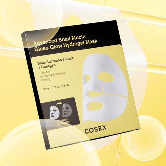 COSRX COSRX Advanced Snail Mucin Glass Glow Hydrogel Mask 34g*3ea product photo