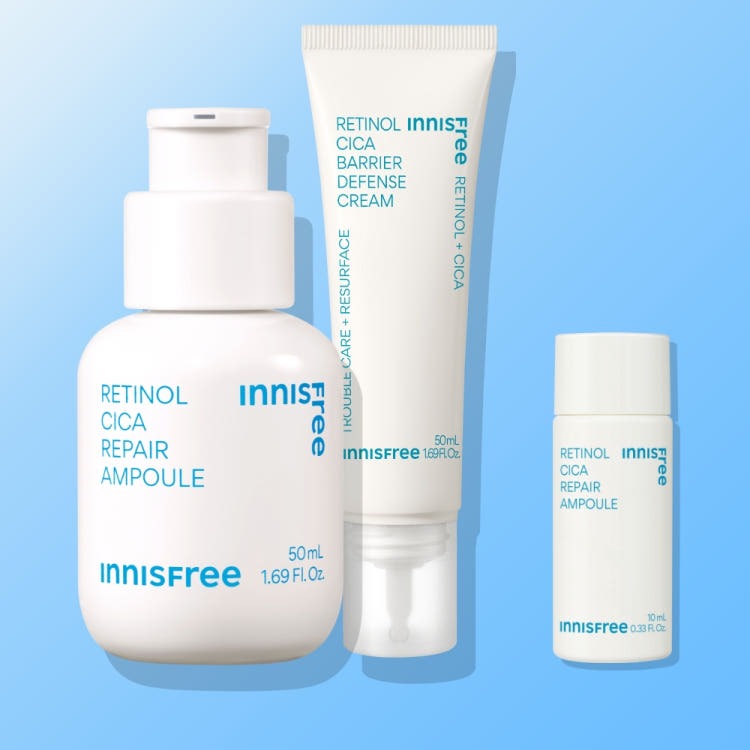 Innisfree INNISFREE Retinol 2pcs set (Ampoule 50mL+Cream 50mL) product photo