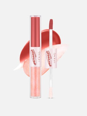 IPKN Personal Tone Tinted Gloss Duo(Fizz Coral)