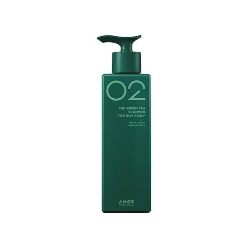 AMOS Green Tea Shampoo For Oily Scalp 500g
