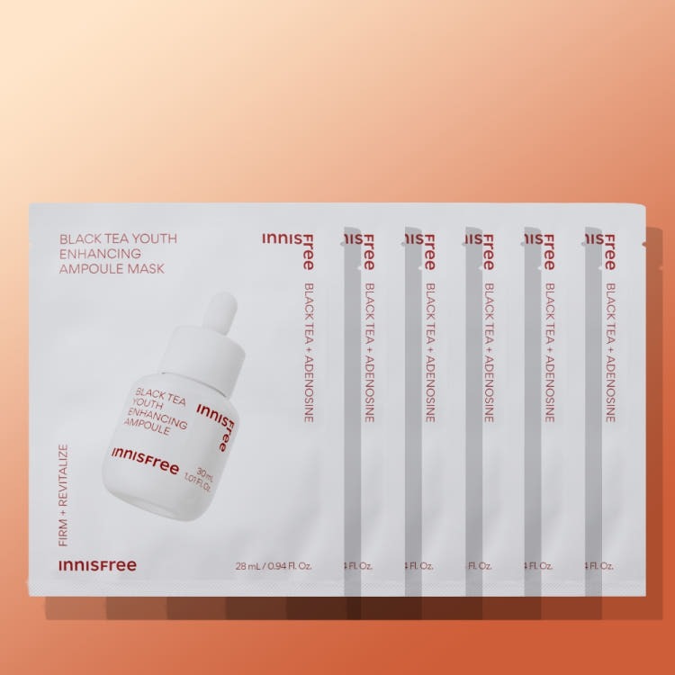Innisfree INNISFREE Black Youth Enhancing Ampoule Mask 28mL 6매 product photo