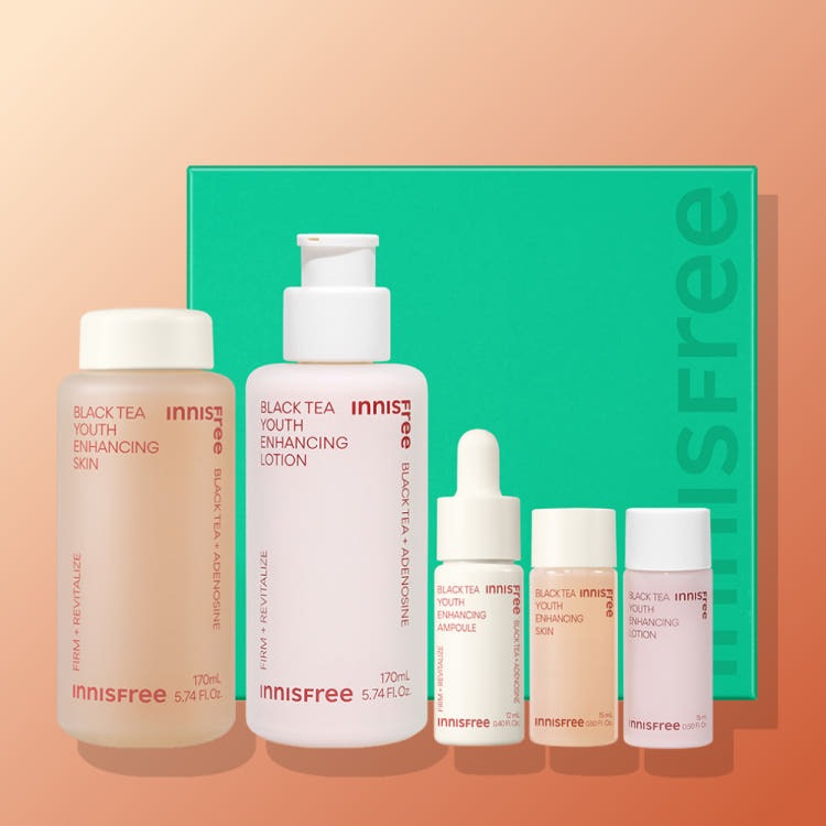 Innisfree INNISFREE Black Youth Enhancing Skin Care 2pcs set product photo