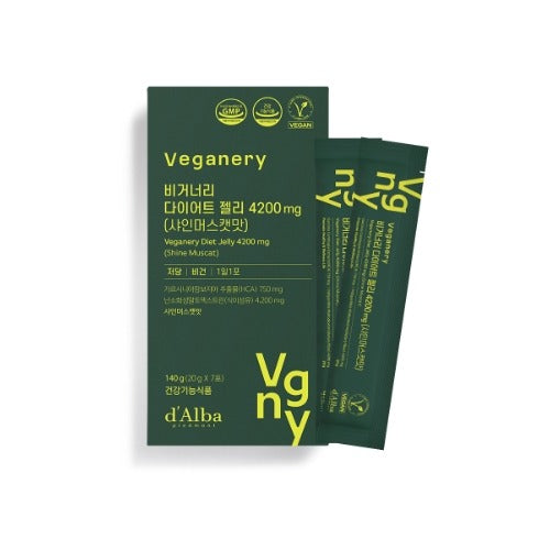 d'Alba Veganery Diet Jelly 4200mg 20g*14ea (Shine Muscat)