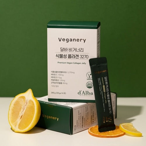 d'Alba Veganery Plant Collagen 3270mg 20g*14ea (Orange)